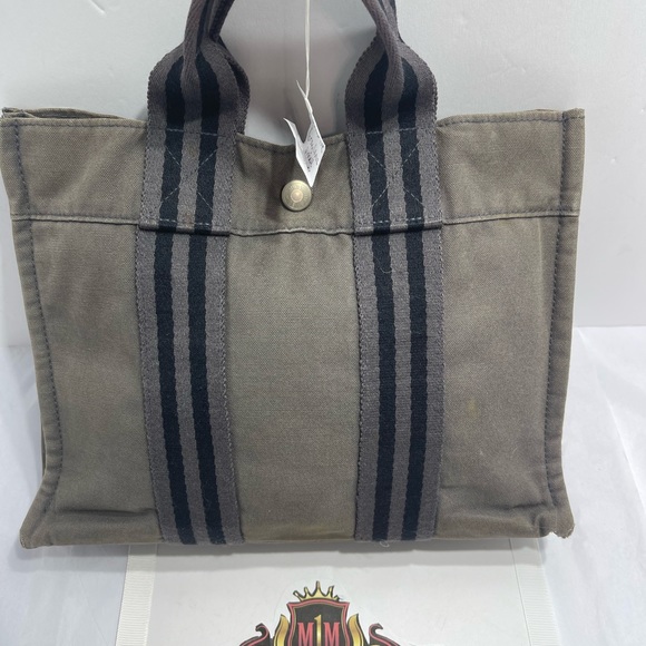 Hermes Canvas Tote Bag , PM size. Preloved. - Picture 16 of 16